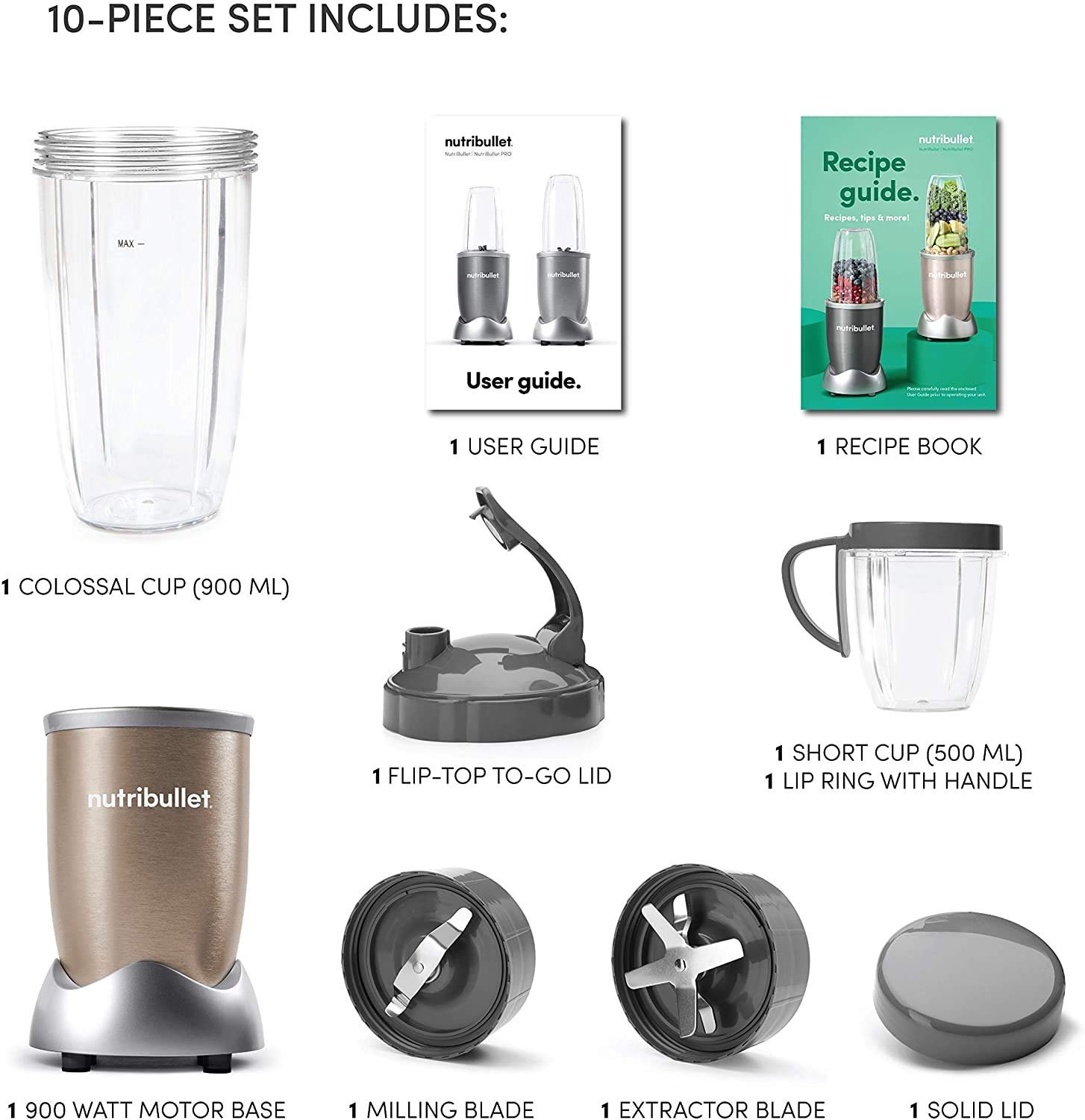 مراجعة خلاط NutriBullet 900W: القوة والوظائف المتعددة لصحة مثالية