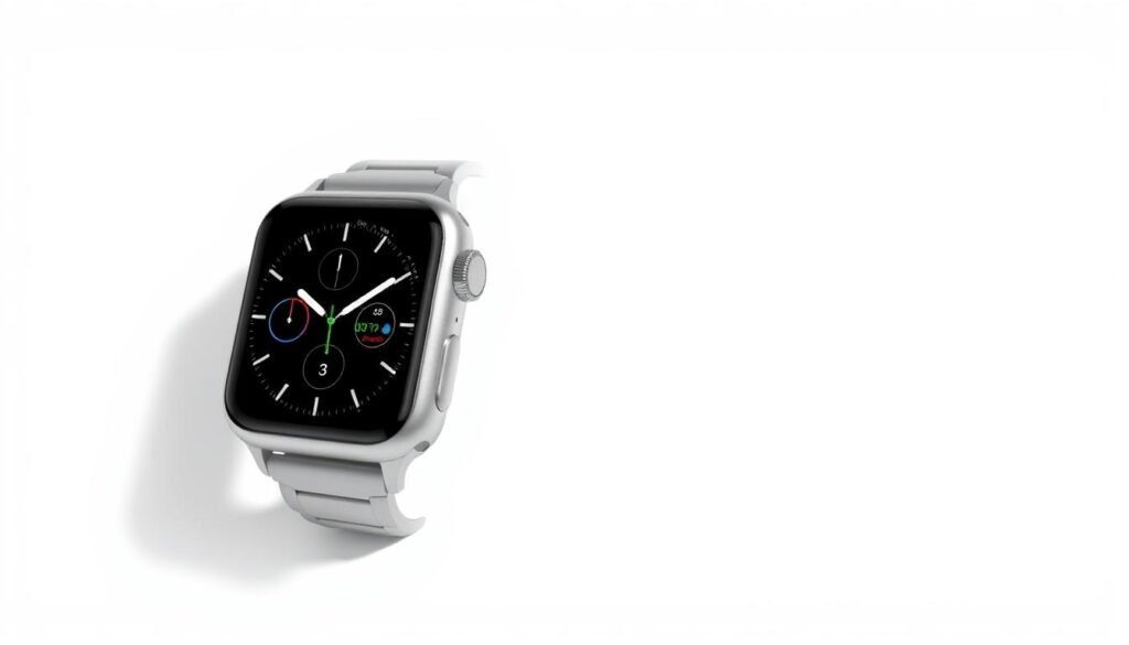 A high-resolution, detailed illustration of the Apple Watch Ultra 2 showcased against a clean, white background. The smartwatch is centered, capturing its sleek, metallic design and various sensors and buttons. Crisp shadows and highlights accentuate the product's premium, durable construction. The image should convey a sense of quality, precision, and the value proposition of the Apple Watch Ultra 2 within the Saudi Arabian market. A high-resolution, detailed illustration of the Apple Watch Ultra 2 showcased against a clean, white background. The smartwatch is centered, capturing its sleek, metallic design and various sensors and buttons. Crisp shadows and highlights accentuate the product's premium, durable construction. The image should convey a sense of quality, precision, and the value proposition of the Apple Watch Ultra 2 within the Saudi Arabian market.