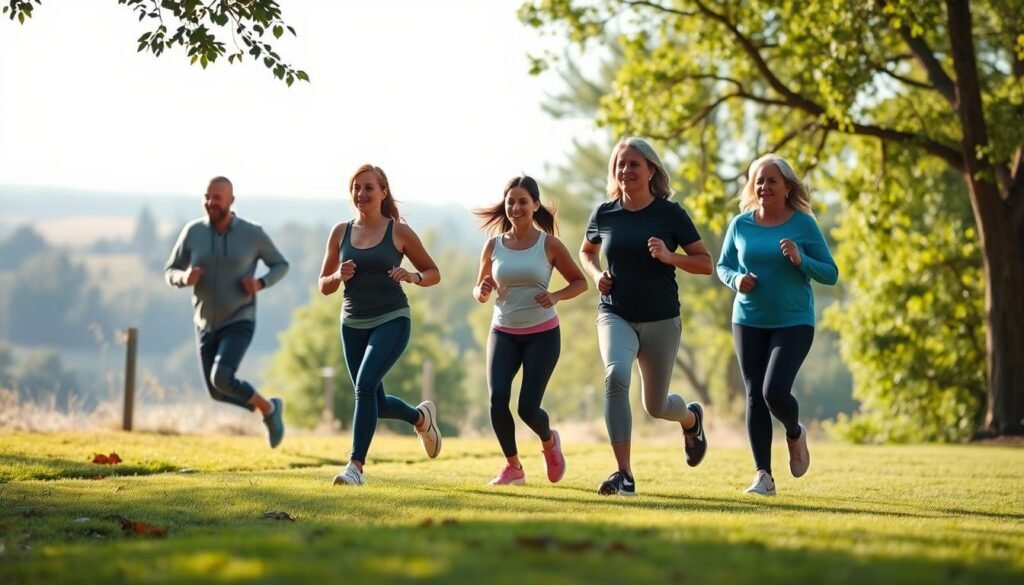 A serene outdoor scene of people engaged in brisk walking, with lush greenery and a tranquil landscape in the background. The lighting is soft and diffused, creating a warm, inviting atmosphere. The figures are well-proportioned, their movements graceful and energetic, highlighting the benefits of walking for weight loss. The composition is balanced, with the subjects positioned in the foreground and the natural setting complementing the scene. The overall impression is one of health, vitality, and the rewarding experience of incorporating walking into one's fitness routine. A serene outdoor scene of people engaged in brisk walking, with lush greenery and a tranquil landscape in the background. The lighting is soft and diffused, creating a warm, inviting atmosphere. The figures are well-proportioned, their movements graceful and energetic, highlighting the benefits of walking for weight loss. The composition is balanced, with the subjects positioned in the foreground and the natural setting complementing the scene. The overall impression is one of health, vitality, and the rewarding experience of incorporating walking into one's fitness routine.